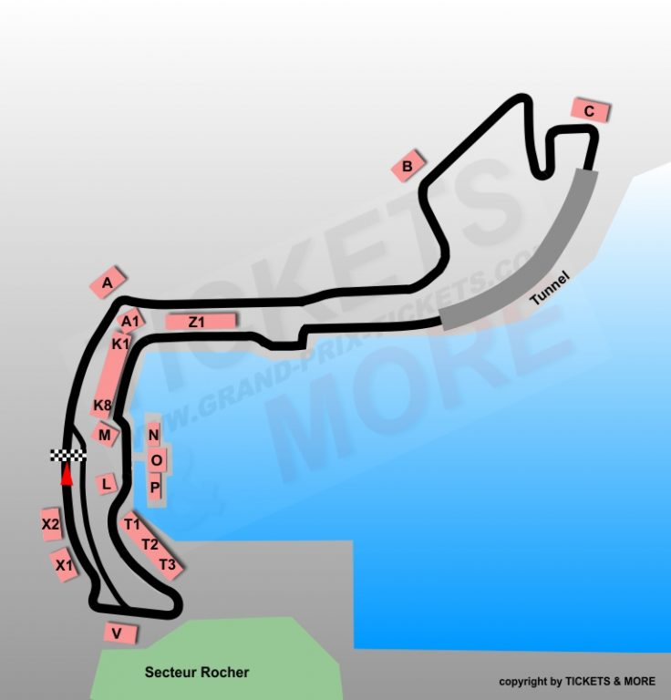 Streckenplan Monaco